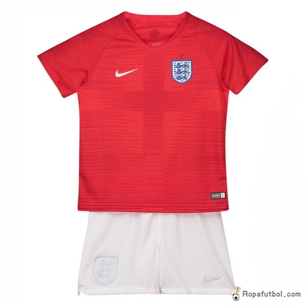 Camiseta Inglaterra Replica Segunda Ropa Niños 2018 Rojo